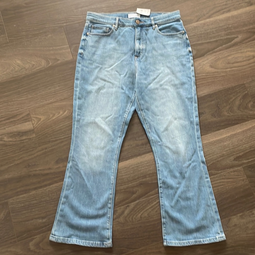 Loft high waist kick crop jeans